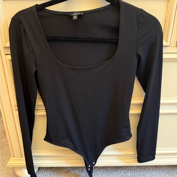 Dynamite Blue Fitted Bodysuit - Picture 1 of 3